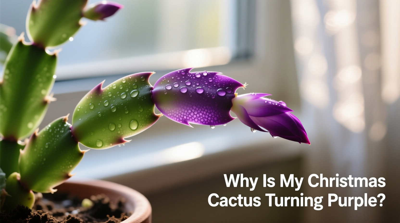Purple Christmas Cactus? 5 Fixes | TheHomeSprouts