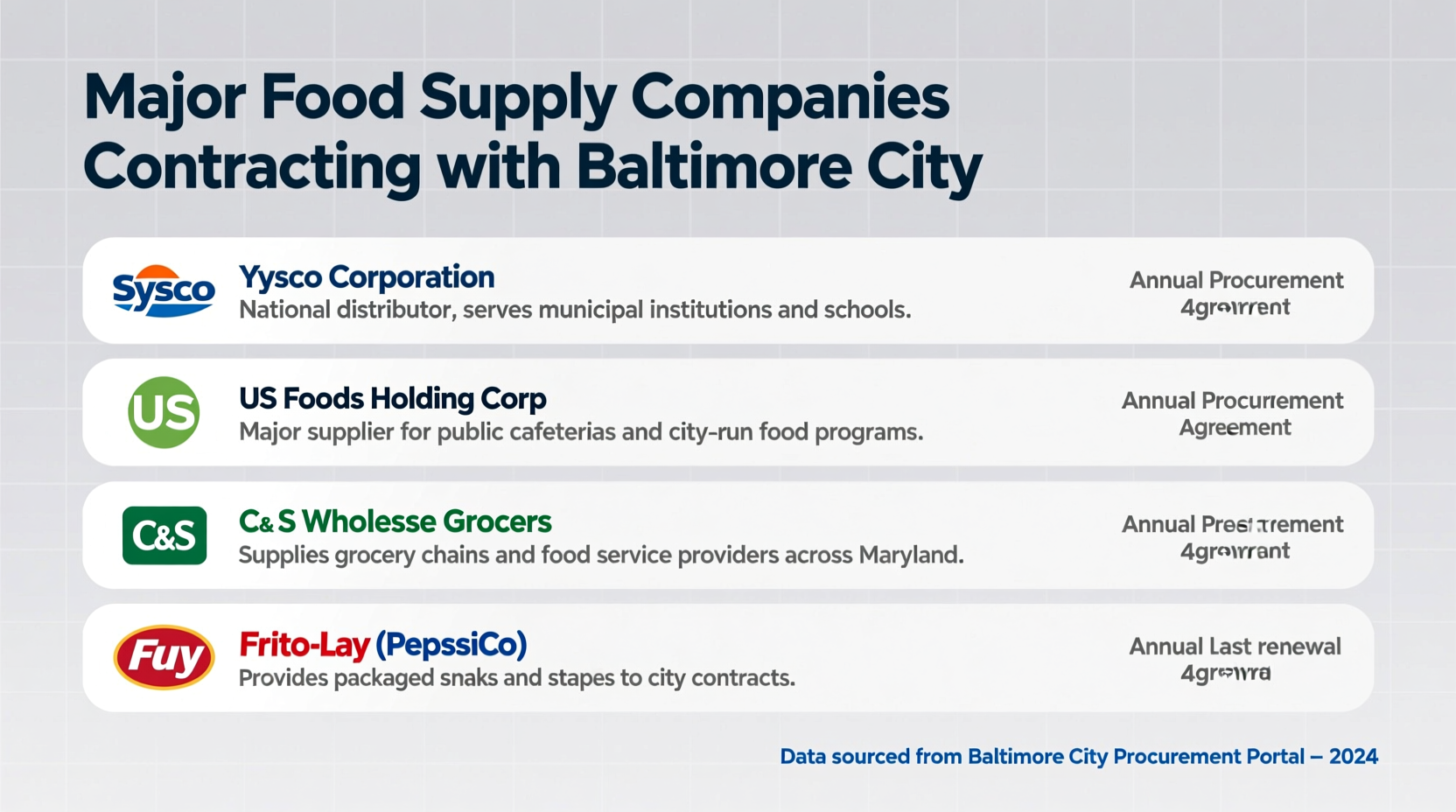 Chartwells: Baltimore City Schools Food Service Provider
