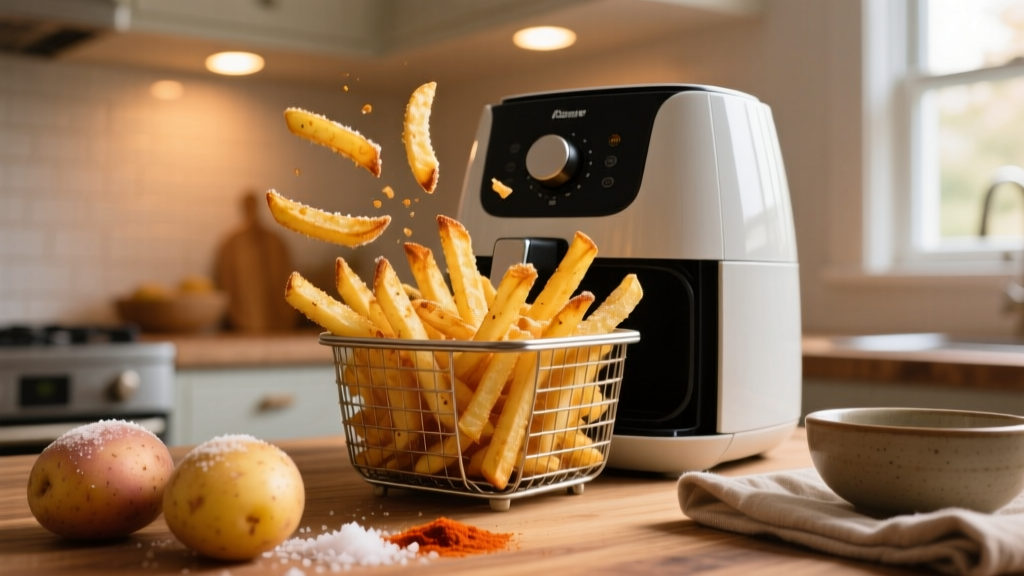 Perfect Frozen Skinny Fries in the Air Fryer (Every Time!)