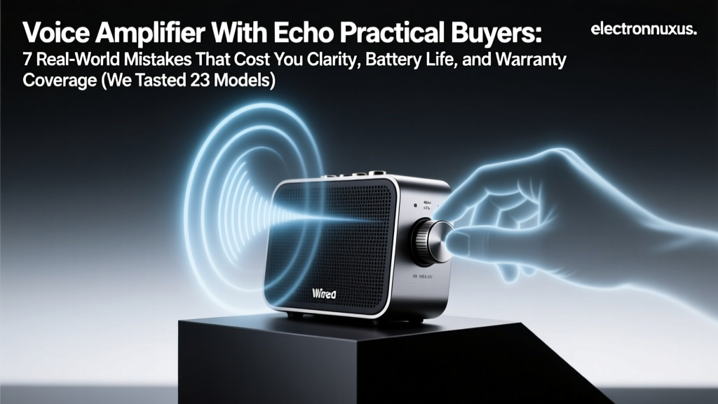 Voice Amplifier With Echo Practical Buyers: 7 Real-World Mistakes That Cost You Clarity, Battery Life, and Warranty Coverage (We Tested 23 Models)