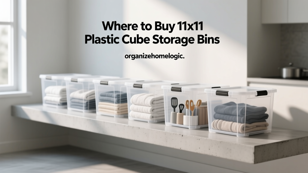 Where to Buy 11x11 Plastic Cube Storage Bins (2024 Guide)