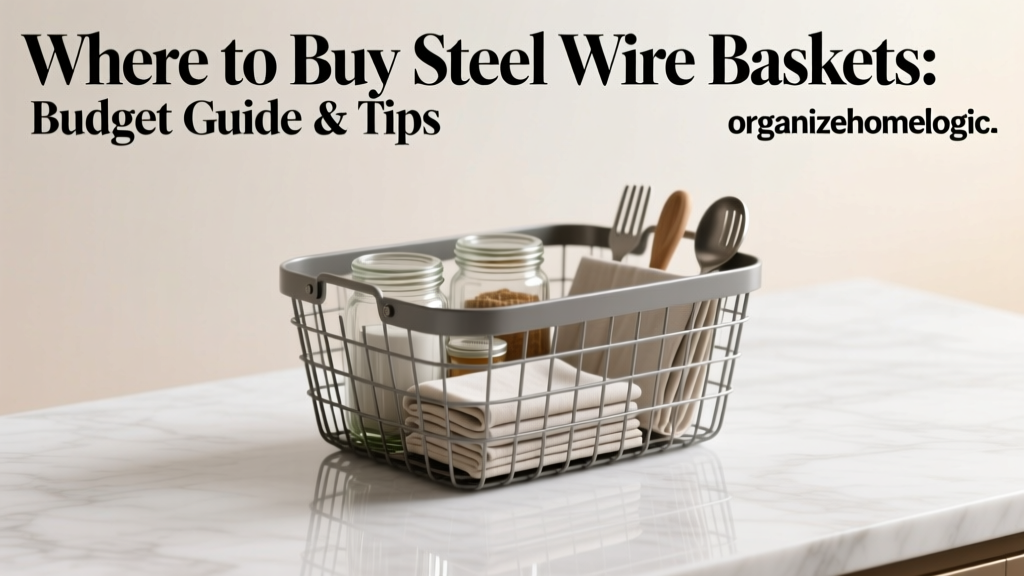 Where to Buy Steel Wire Baskets: Budget Guide & Tips