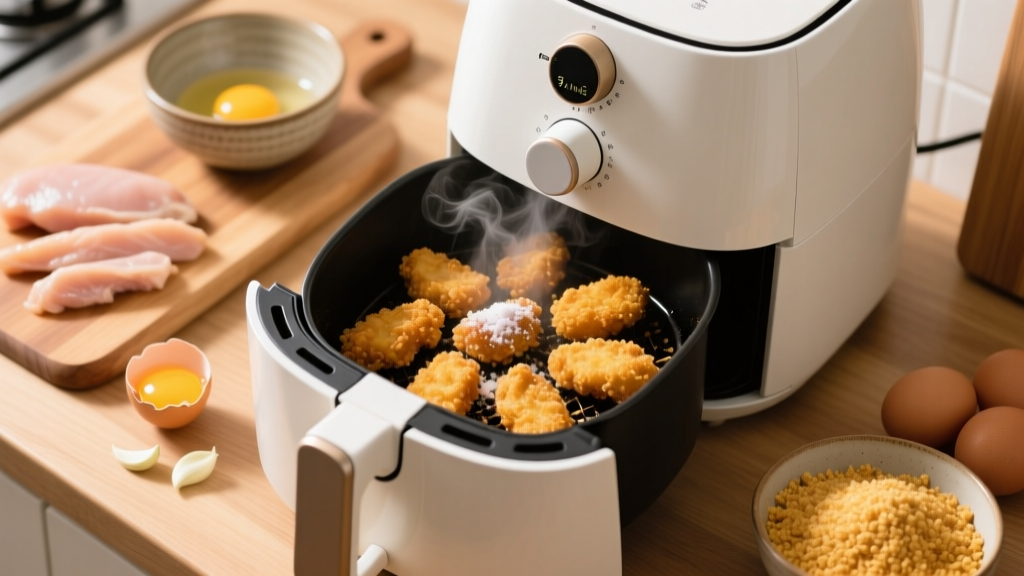 Crispy Panko Chicken Nuggets in Air Fryer (5-Min Prep!)