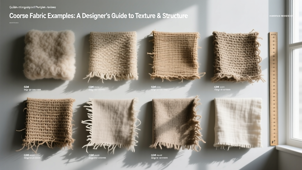 Coarse Fabric Examples: A Designer’s Guide to Texture & Structure