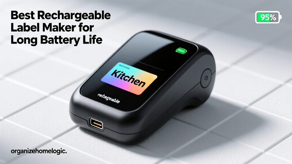 Best Rechargeable Label Maker for Long Battery Life