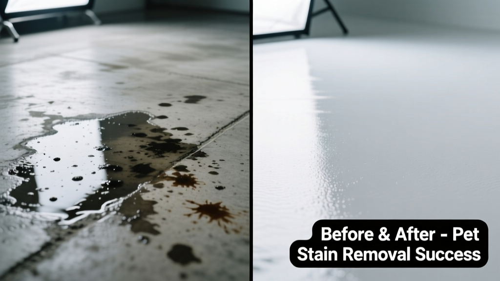 How to Remove Pet Stain from Concrete Floors