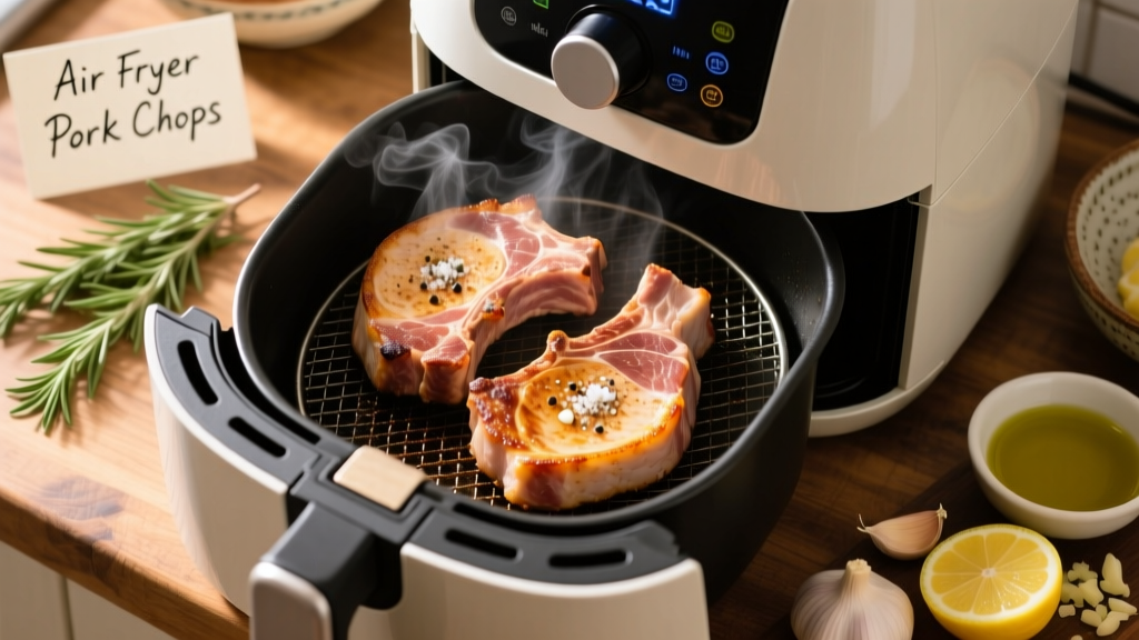 How to Cook 2-Inch Pork Chops in an Air Fryer