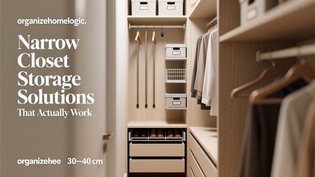 Narrow Closet Storage Solutions That Actually Work