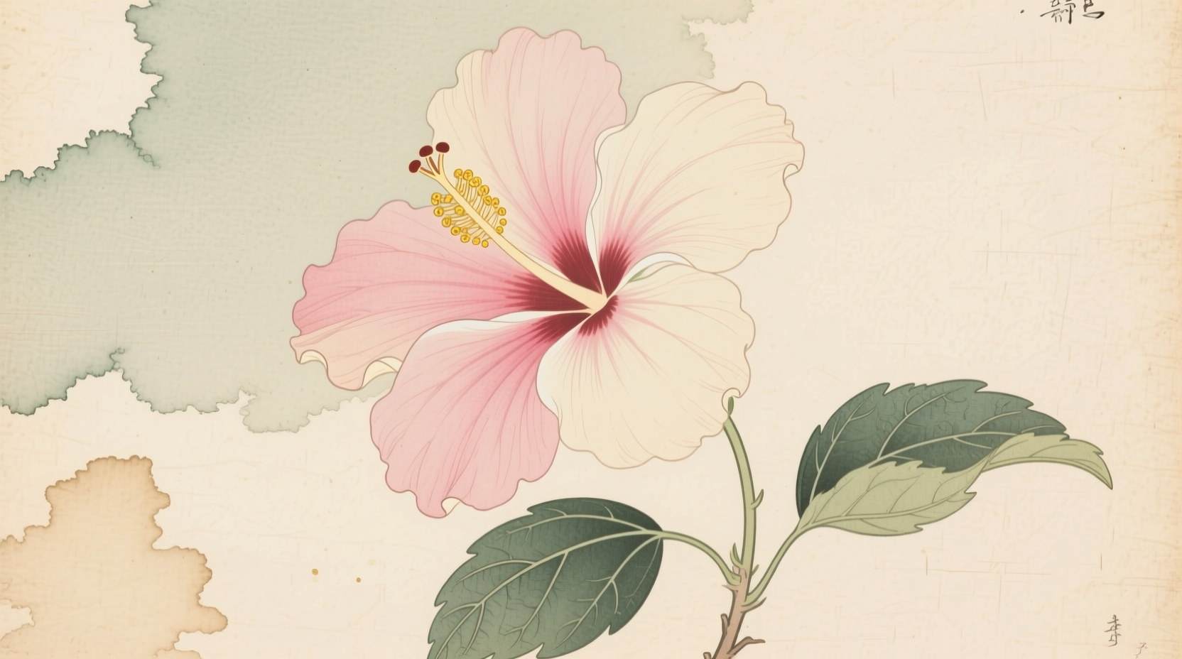 flowering hibiscus