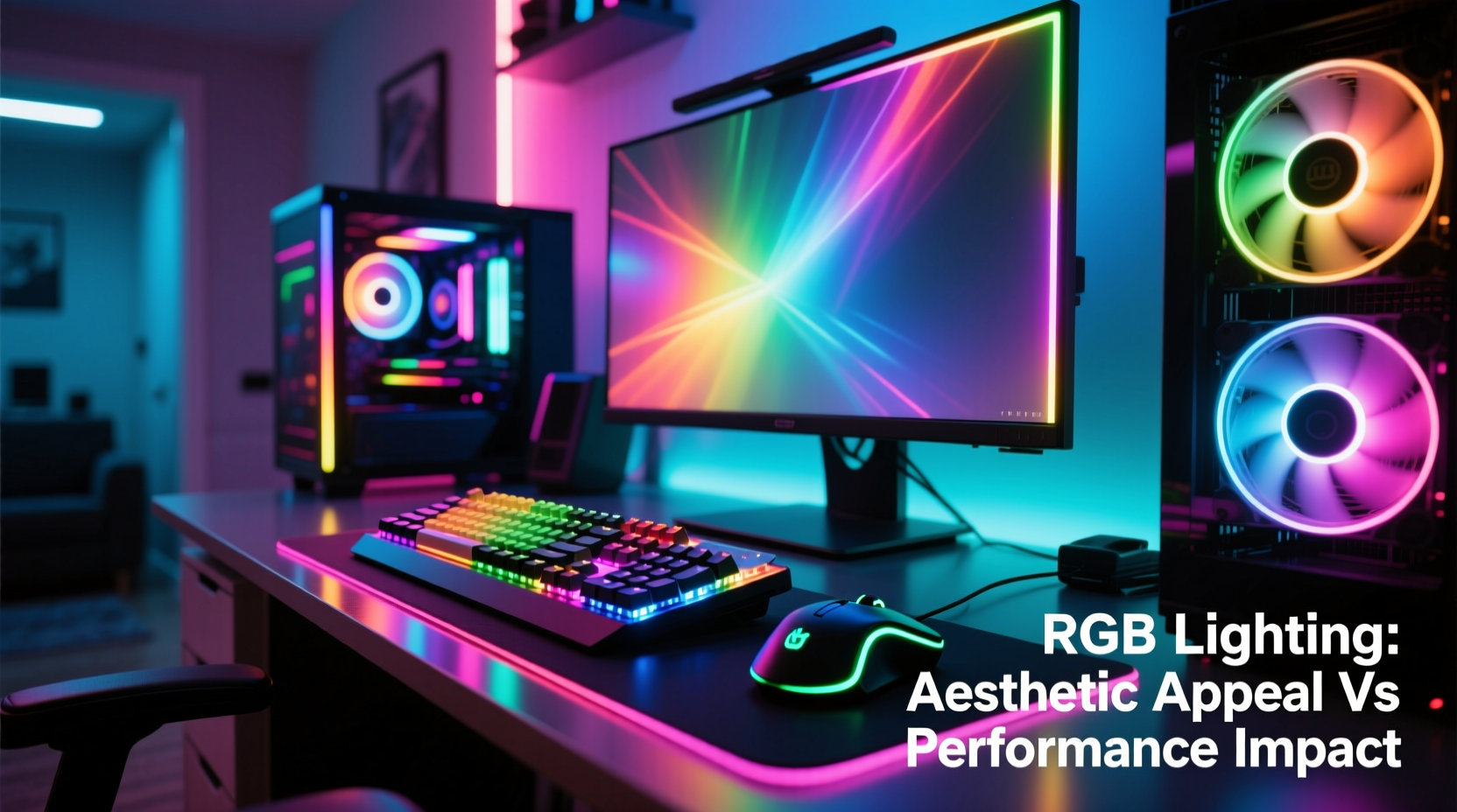rgb lighting in gaming setup does it affect performance or just looks