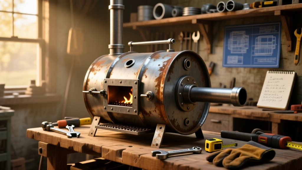 DIY Offset Smoker from a 55-Gallon Drum