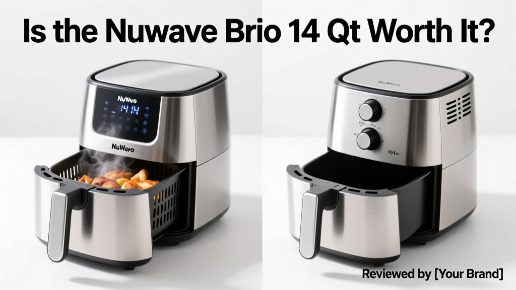 NuWave Brio 14 Qt Air Fryer Review: Worth It?