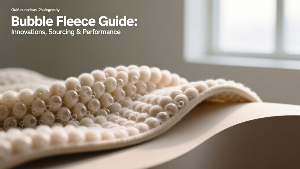 Bubble Fleece Guide: Innovations, Sourcing & Performance