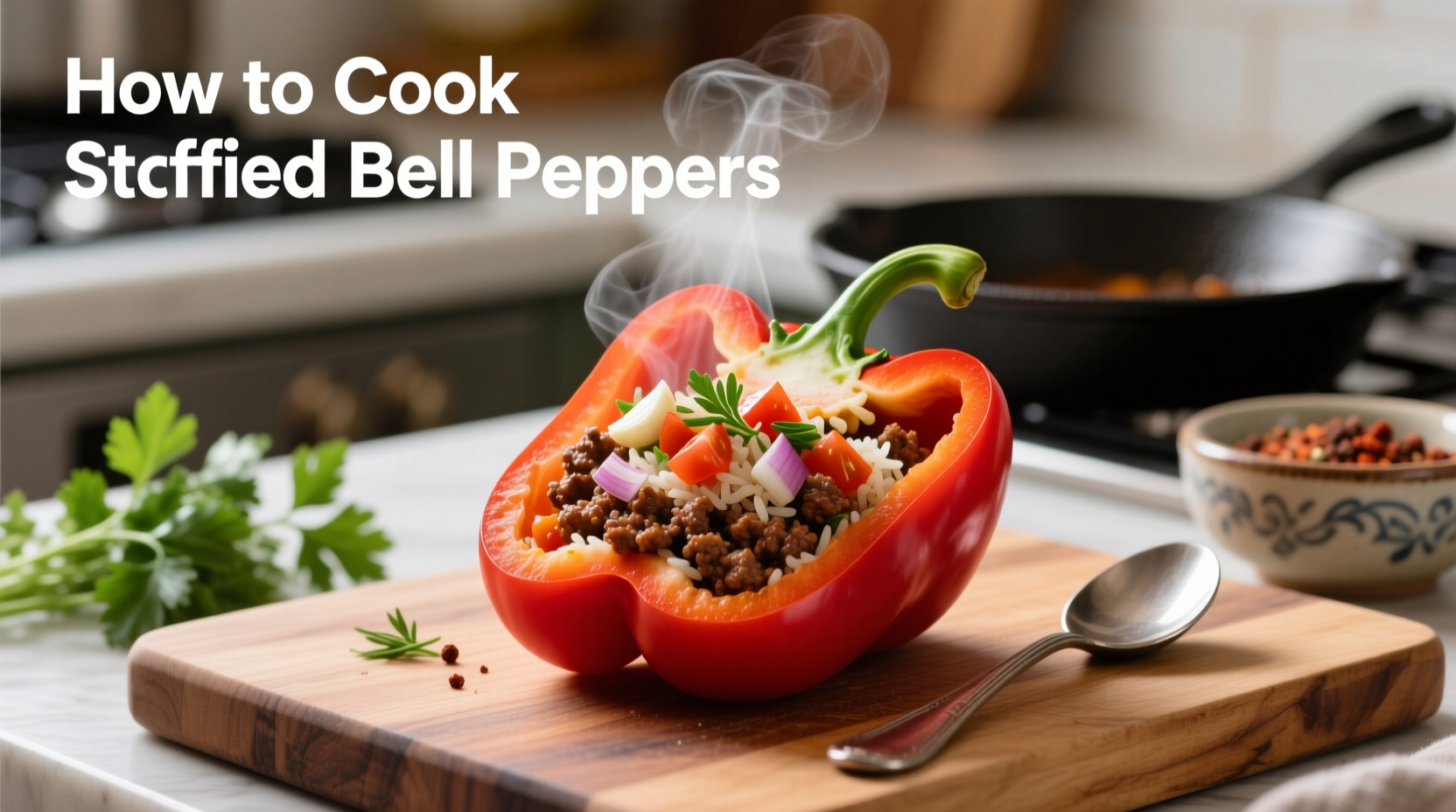 how to cook stuffed bell peppers