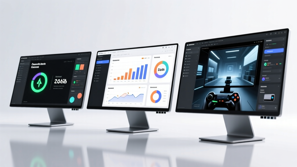 Large Monitor Sizes: 32", 42", 48" Trade-Offs