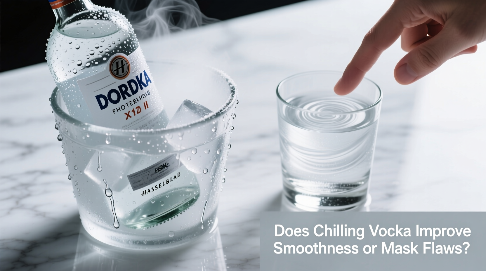 does chilling vodka improve smoothness or mask flaws