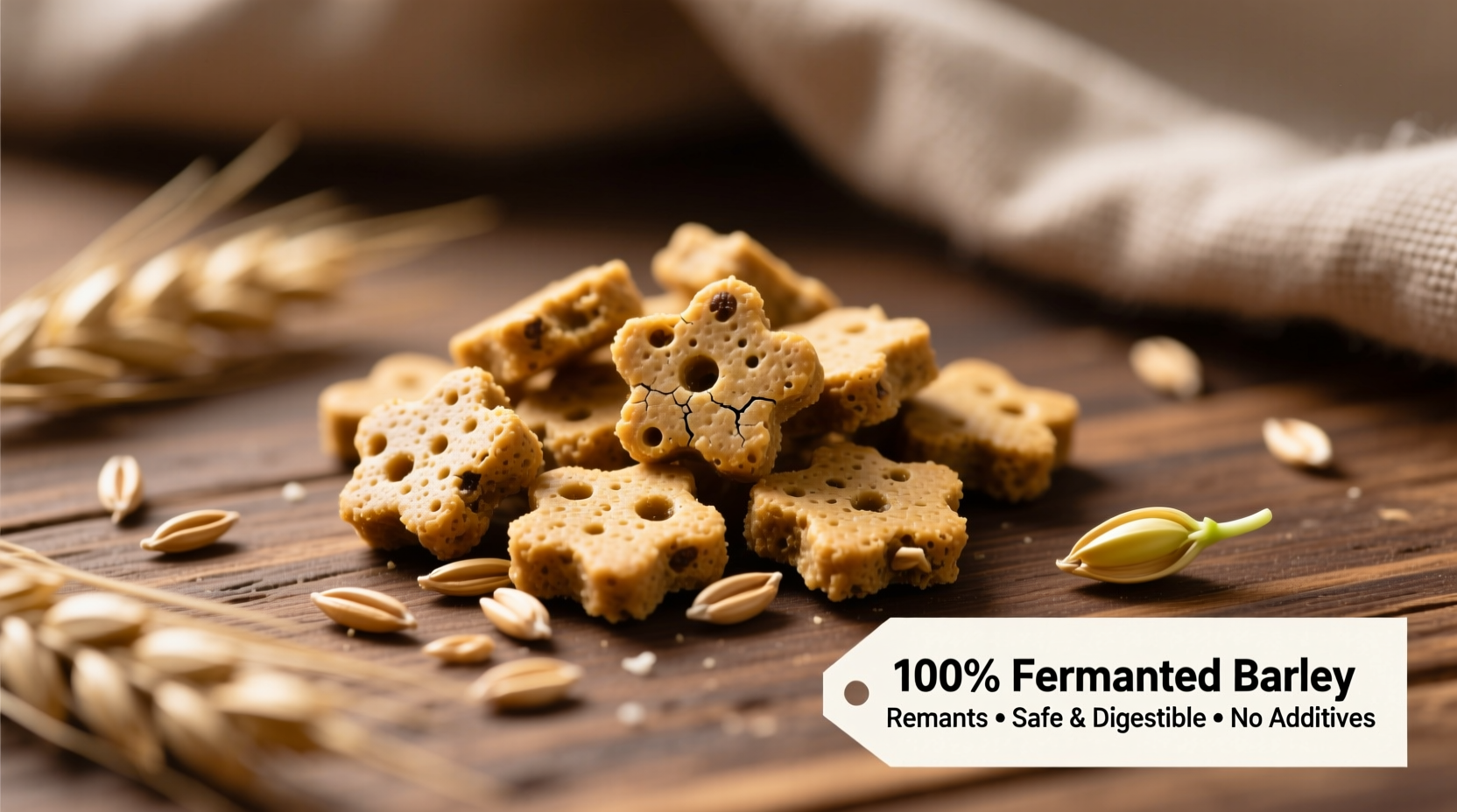 fermented cat treats using barley remnants safe options