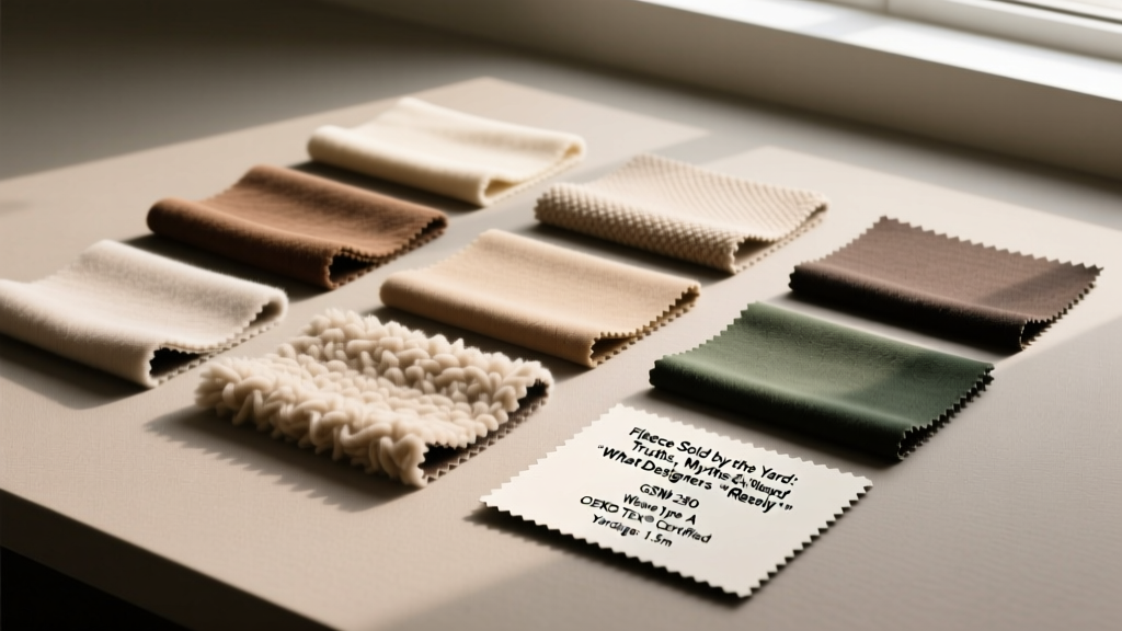 Fleece Sold by the Yard: Truths, Myths & What Designers *Really* Need