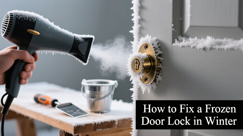 How to Fix a Frozen Door Lock in Winter