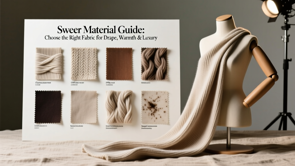 Sweater Material Guide: Choose the Right Fabric for Drape, Warmth & Luxury