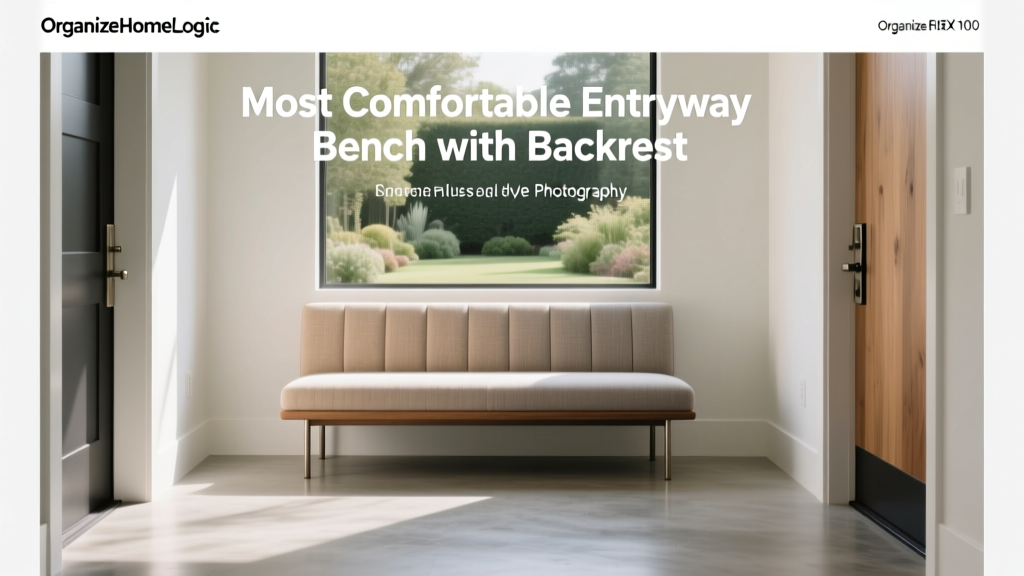Most Comfortable Entryway Bench with Backrest
