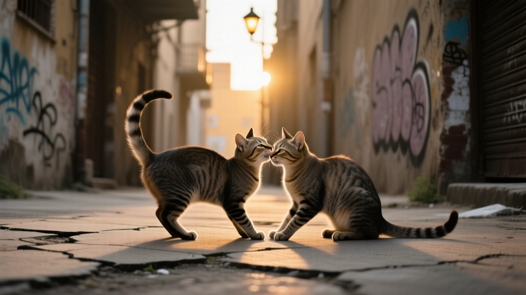 Can cats show homosexual behavior for stray cats? What...