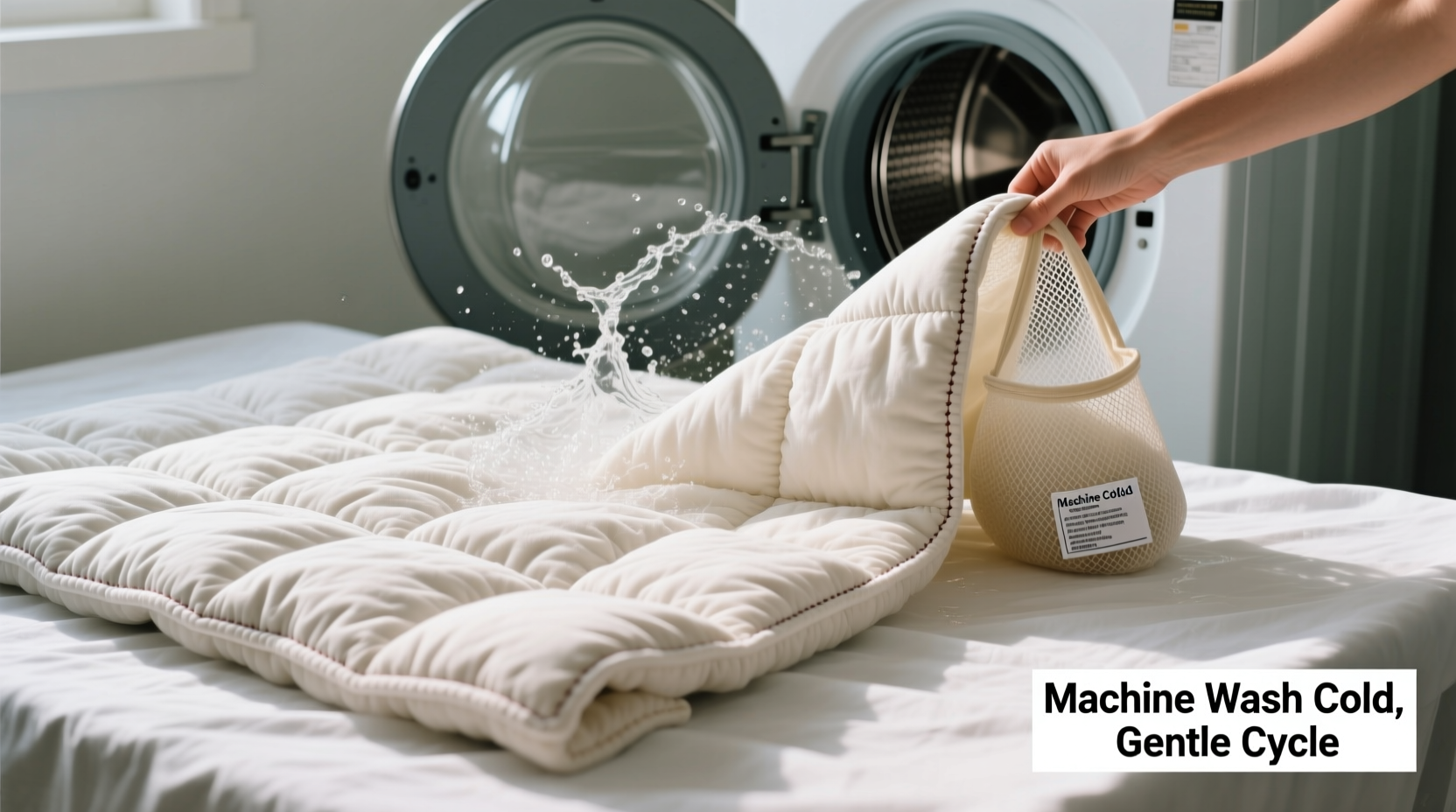 how to wash a weighted blanket
