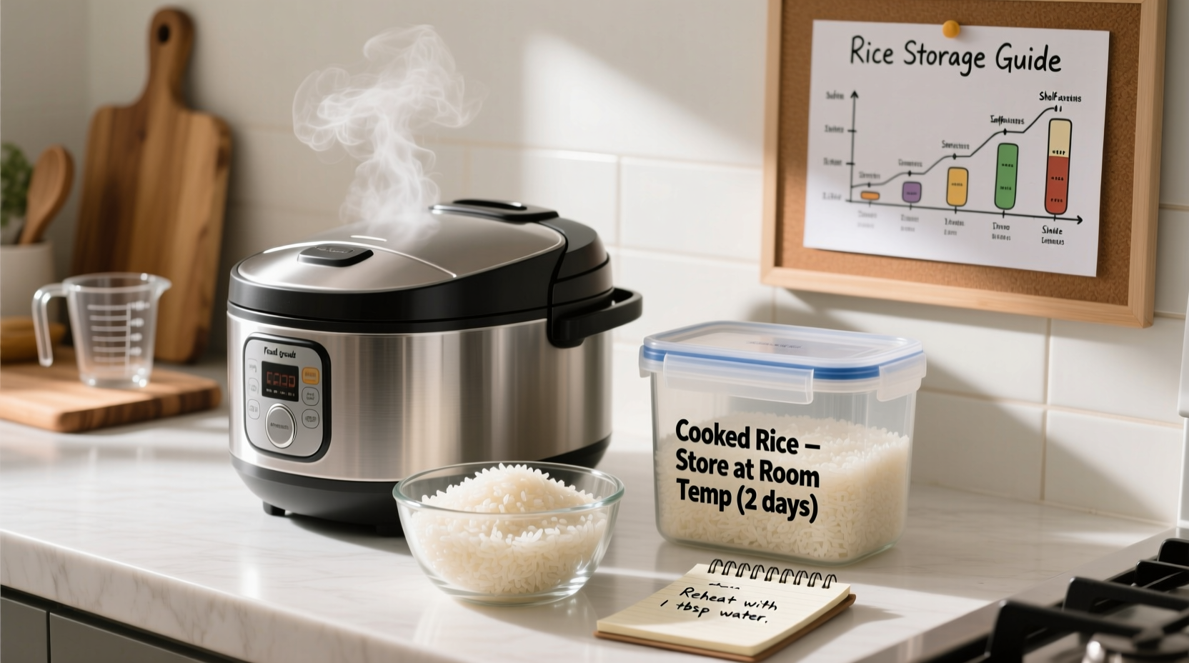 how to cook and store rice