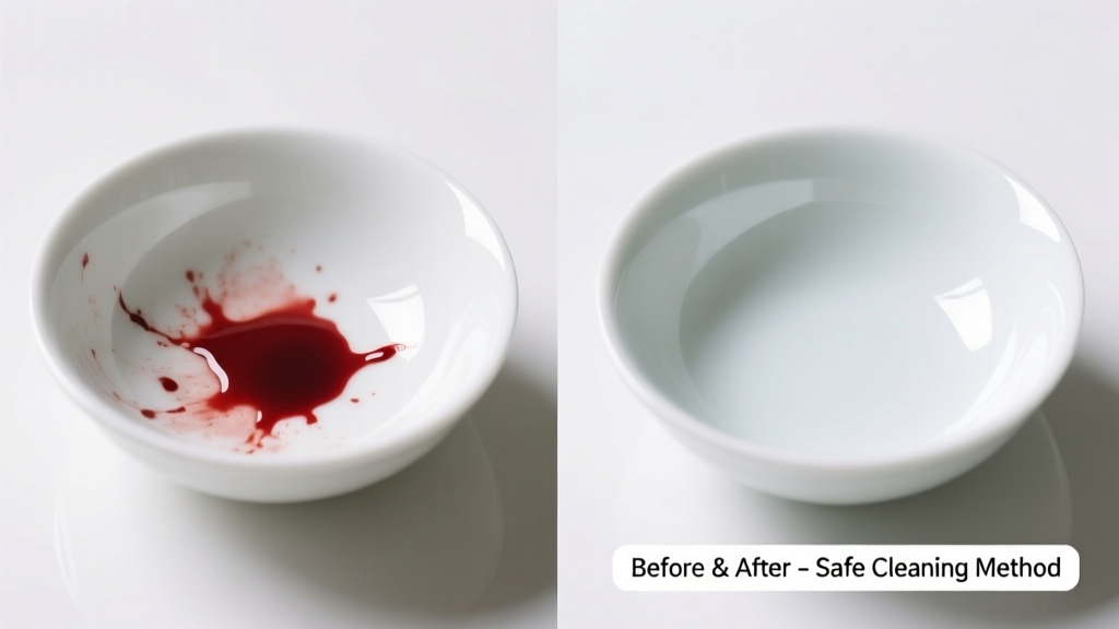 How to Remove Blood from Porcelain Surfaces Safely