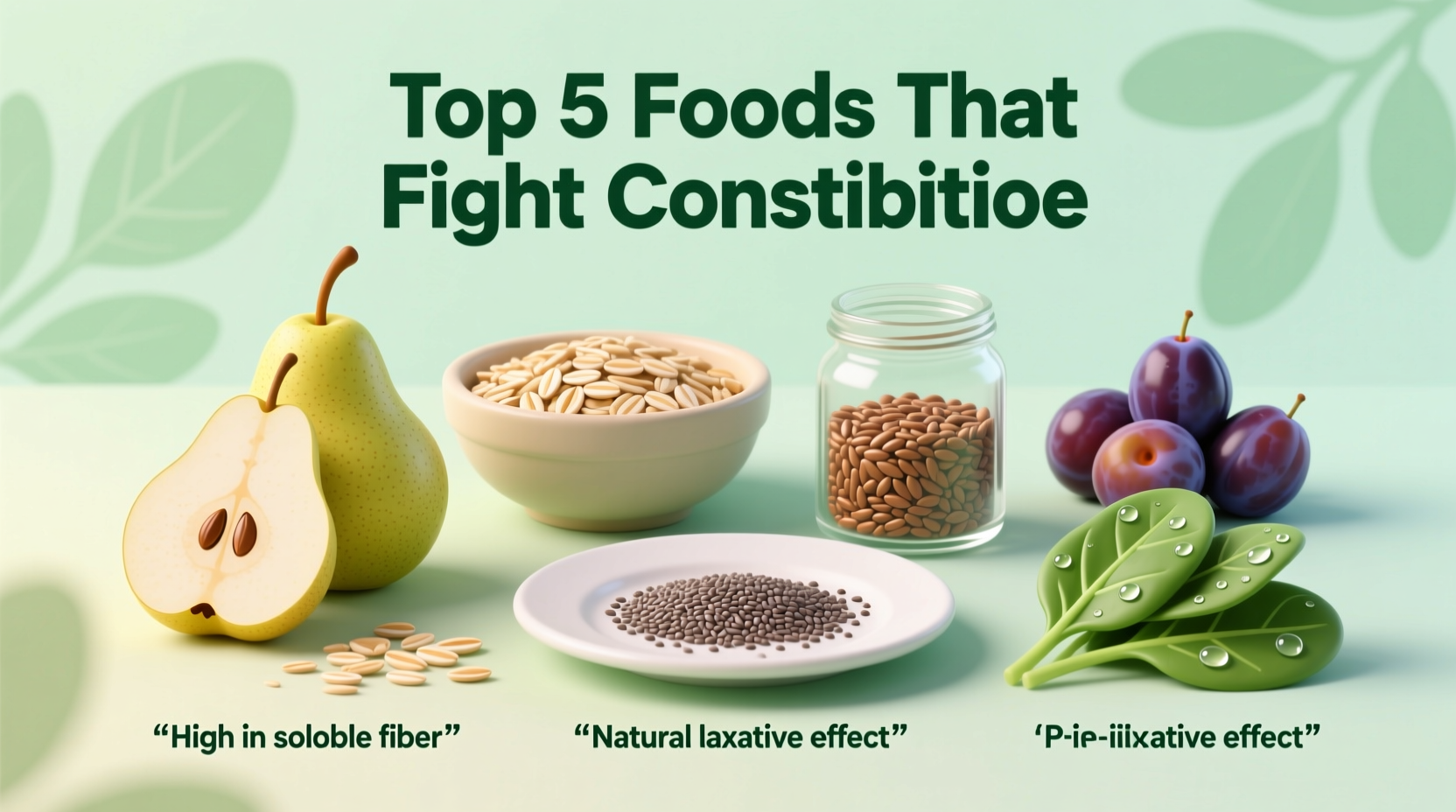 what foods help constipation