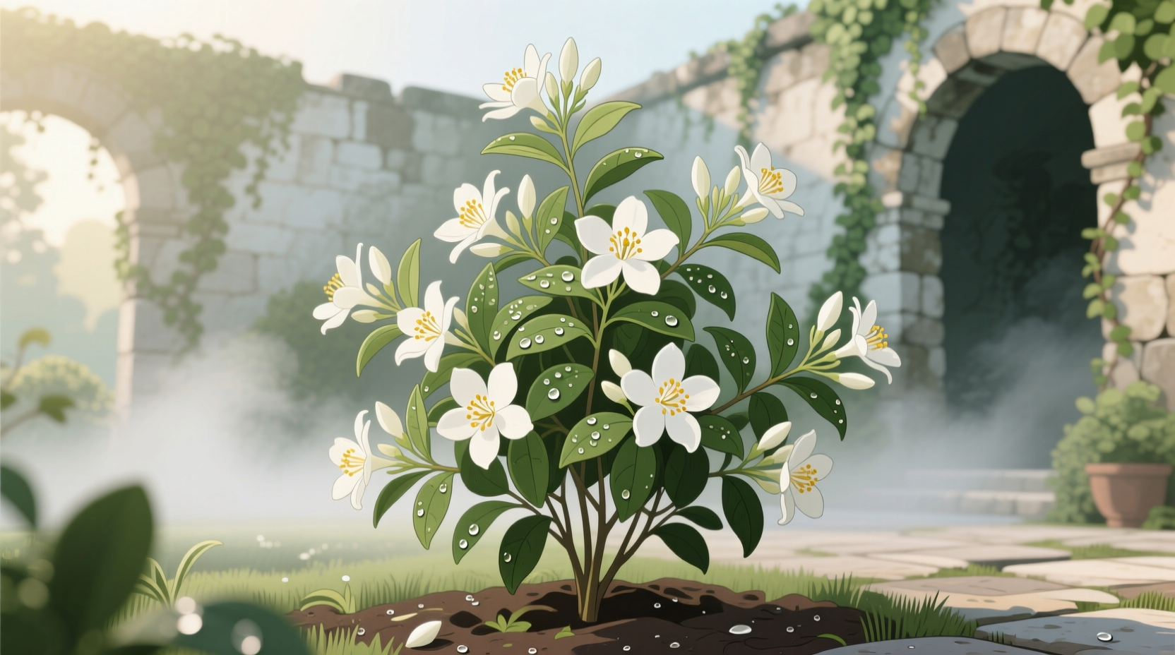jasminum shrub