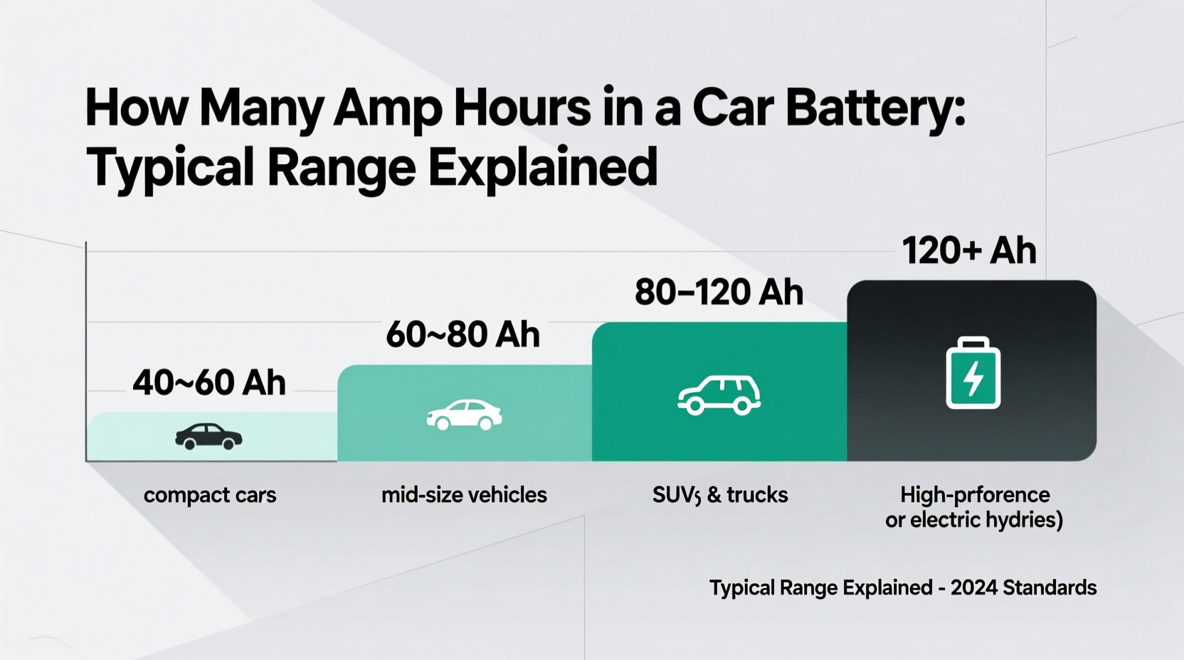 how many amp hours are in a car battery