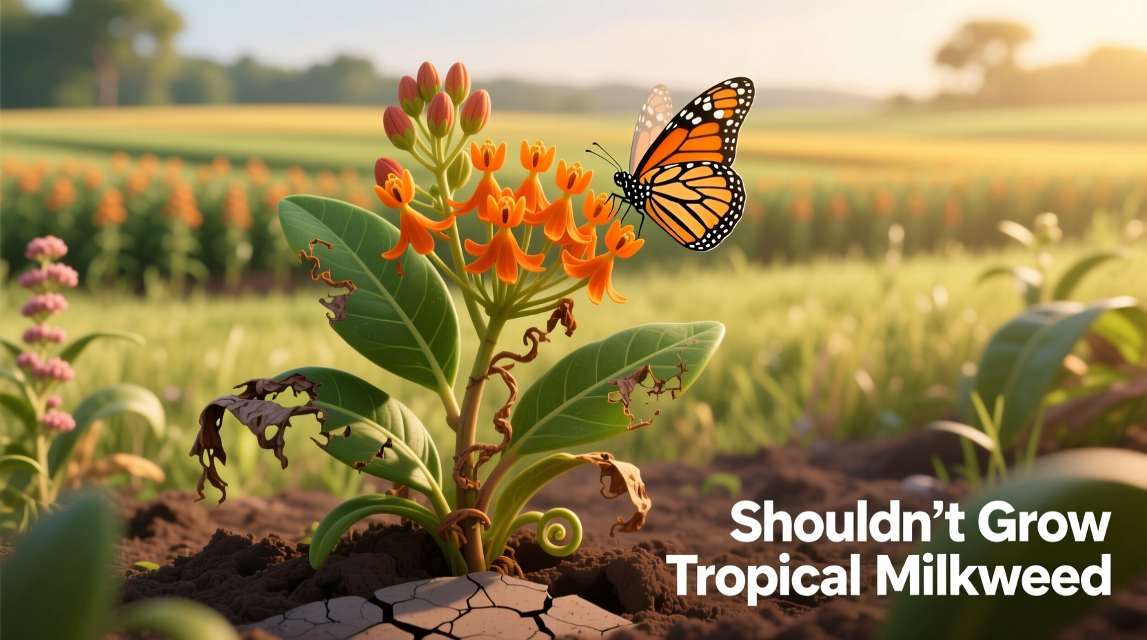 shouldnt grow tropical milkweed