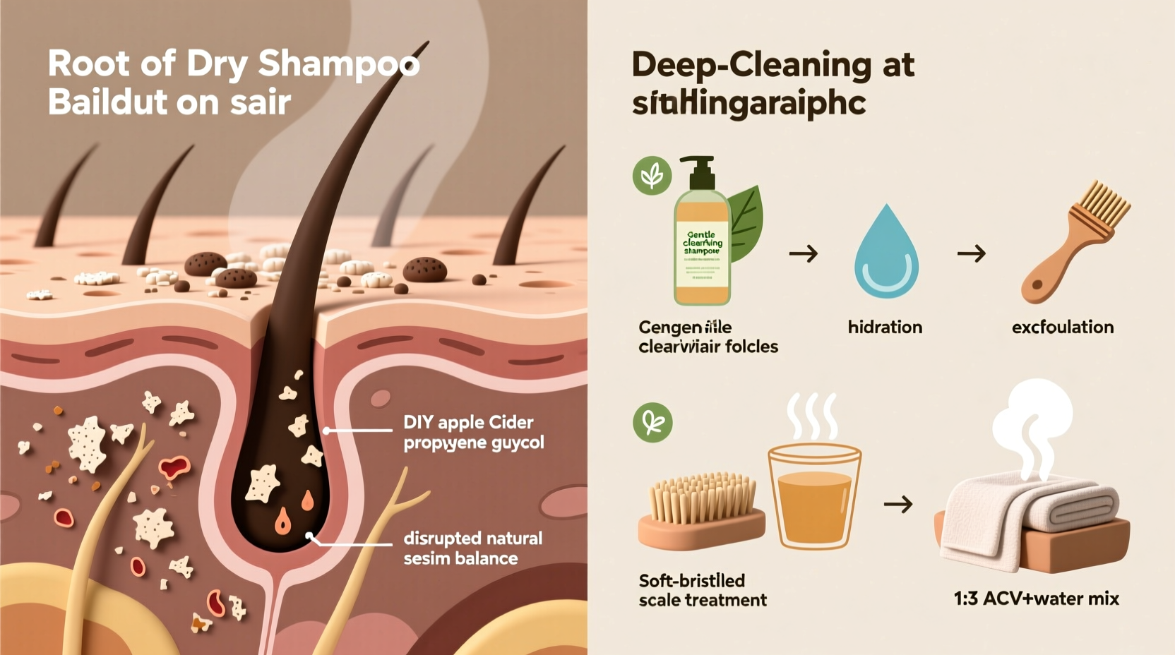 dry shampoo buildup causes and how to deep clean your scalp at home