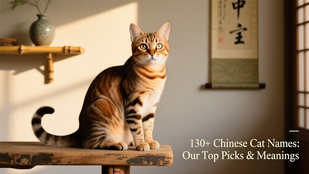 An American Bobtail cat with a compact, muscular build and expressive face, sitting calmly on a wooden perch