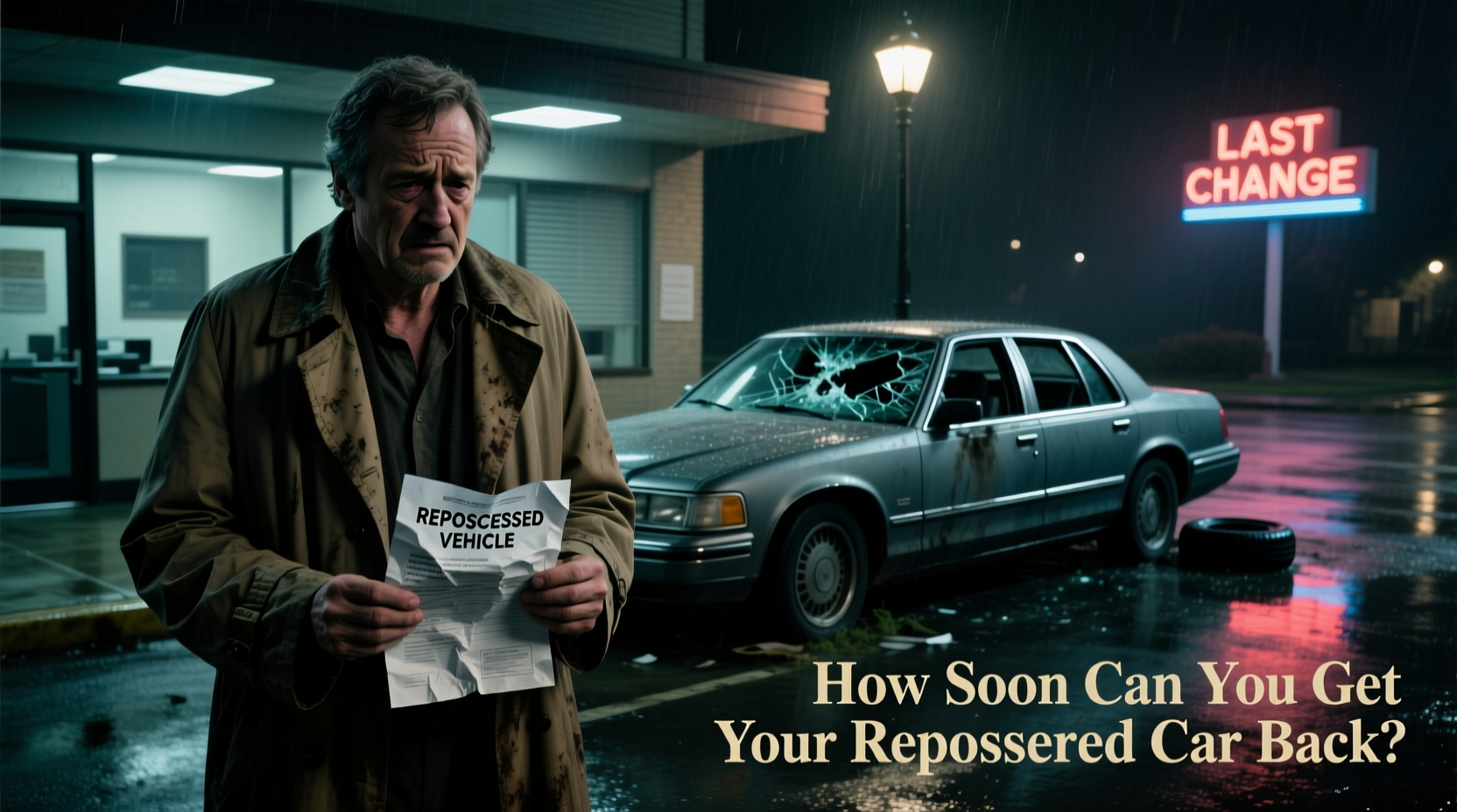 how soon can i get my repossessed car back