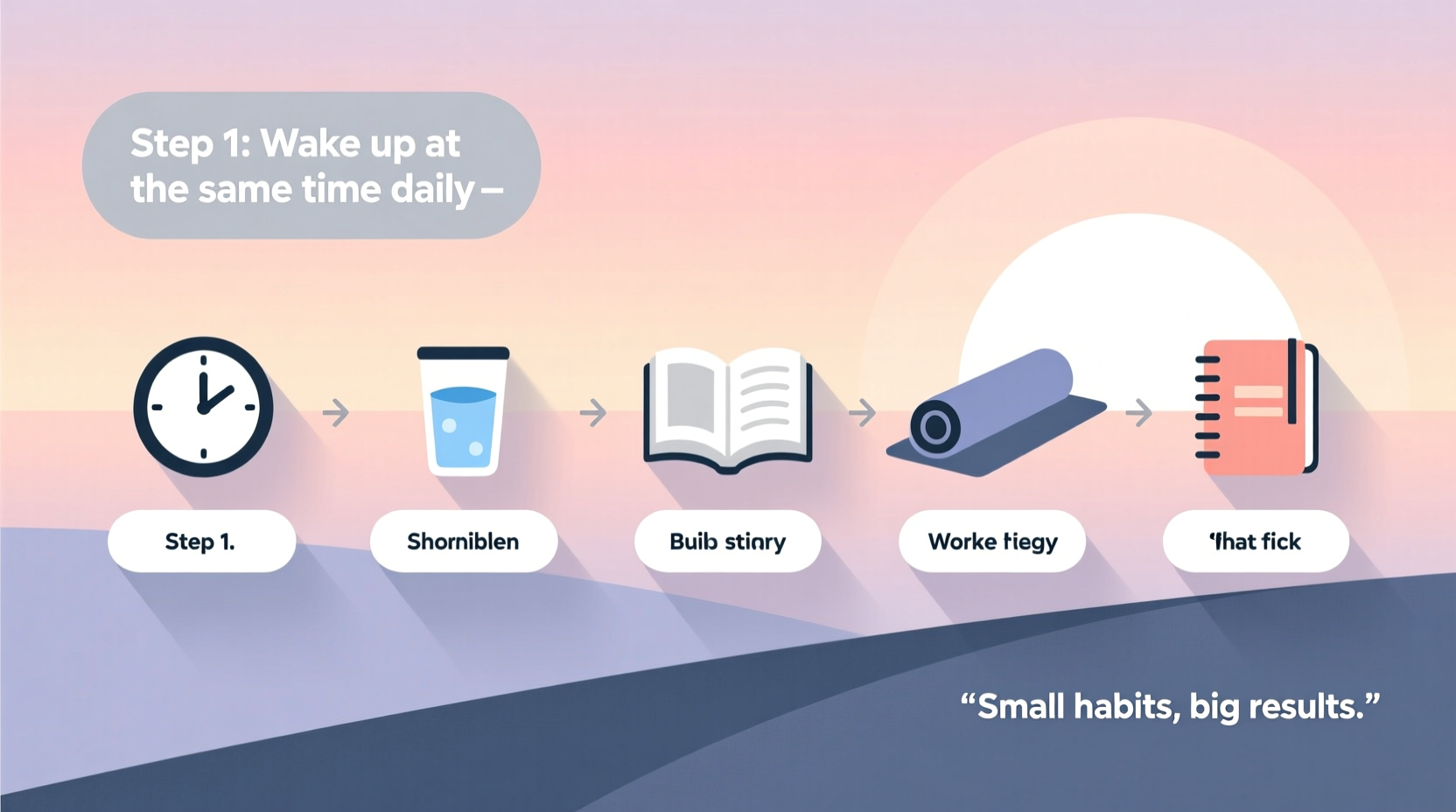 step by step guide to building a morning routine that sticks