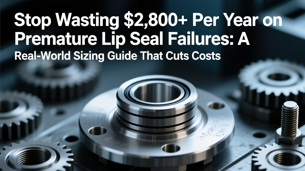 Fix Lip Seal Failures: Cut Downtime 63% with ISO Sizing
