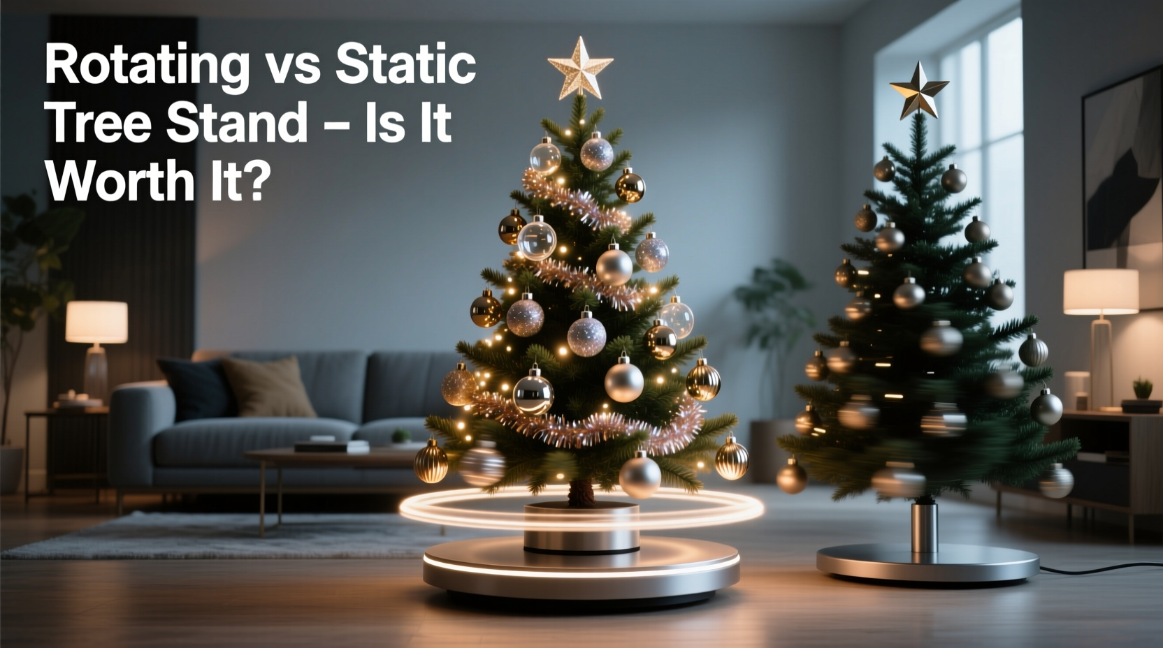 is it worth upgrading to a rotating tree stand for even ornament visibility