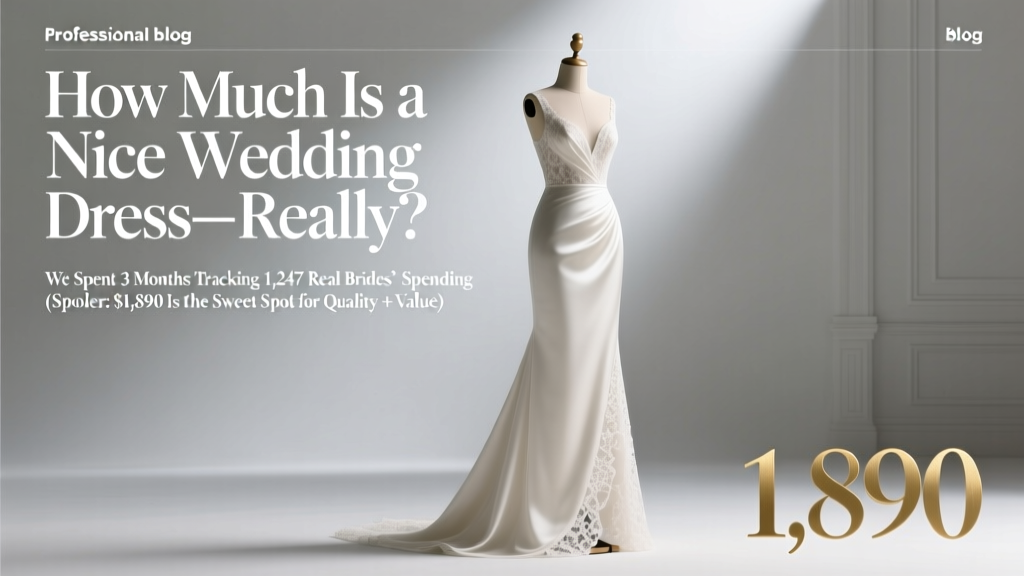 How Much Is a Nice Wedding Dress? Real Data (2026)