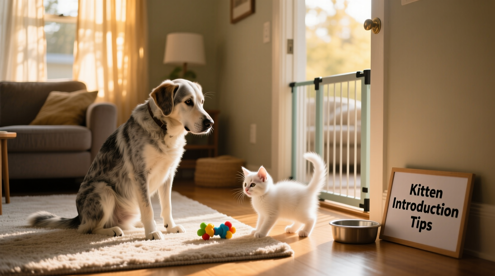 expert tips for introducing a new kitten to an older dog safely