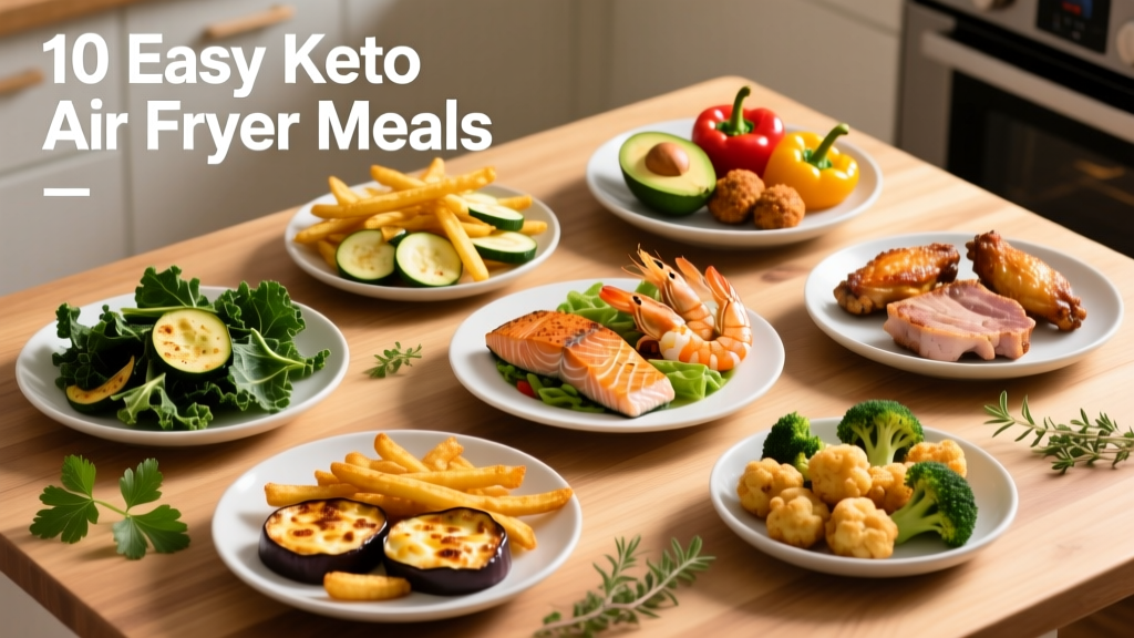 10 Easy Keto Air Fryer Meal Ideas (Crispy & Low-Carb!)