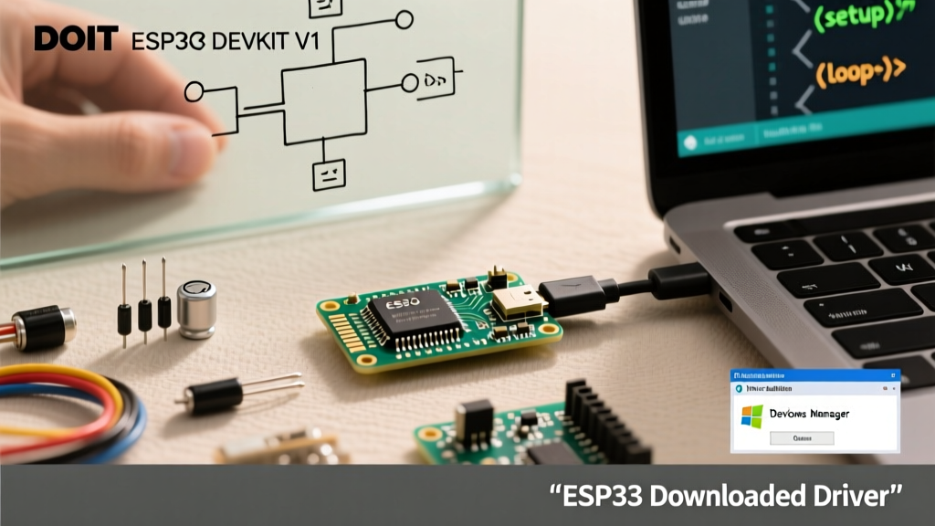 How to Set Up and Flash the DOIT ESP32 DEVKIT V1 Board