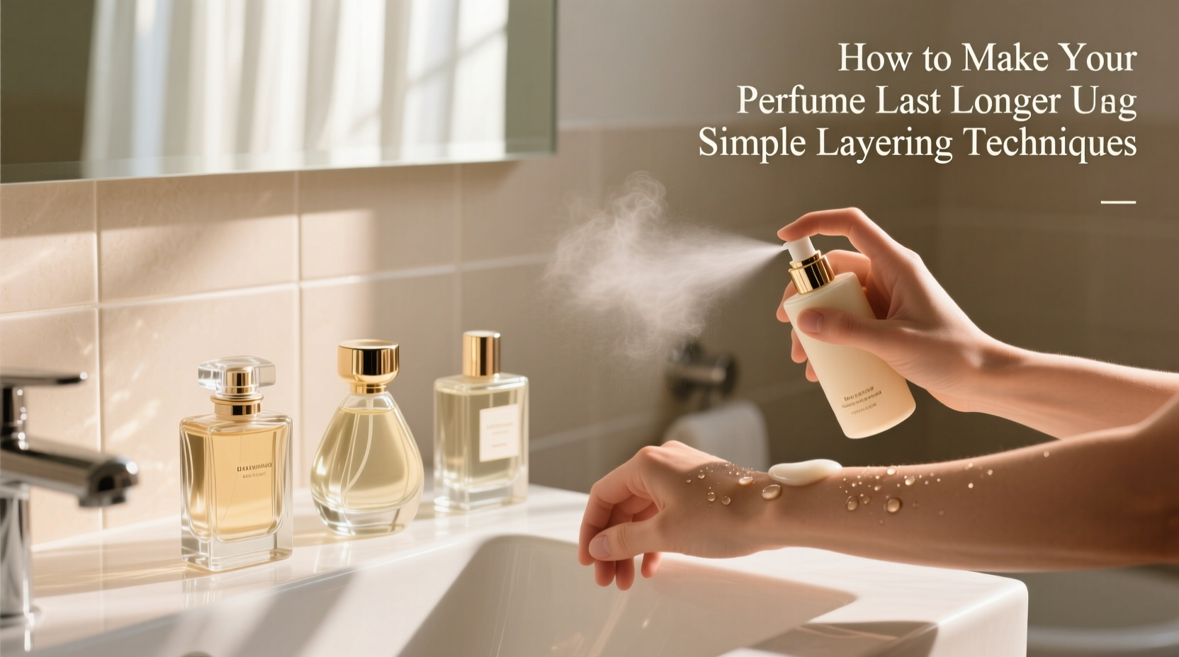 how to make your perfume last longer using simple layering techniques