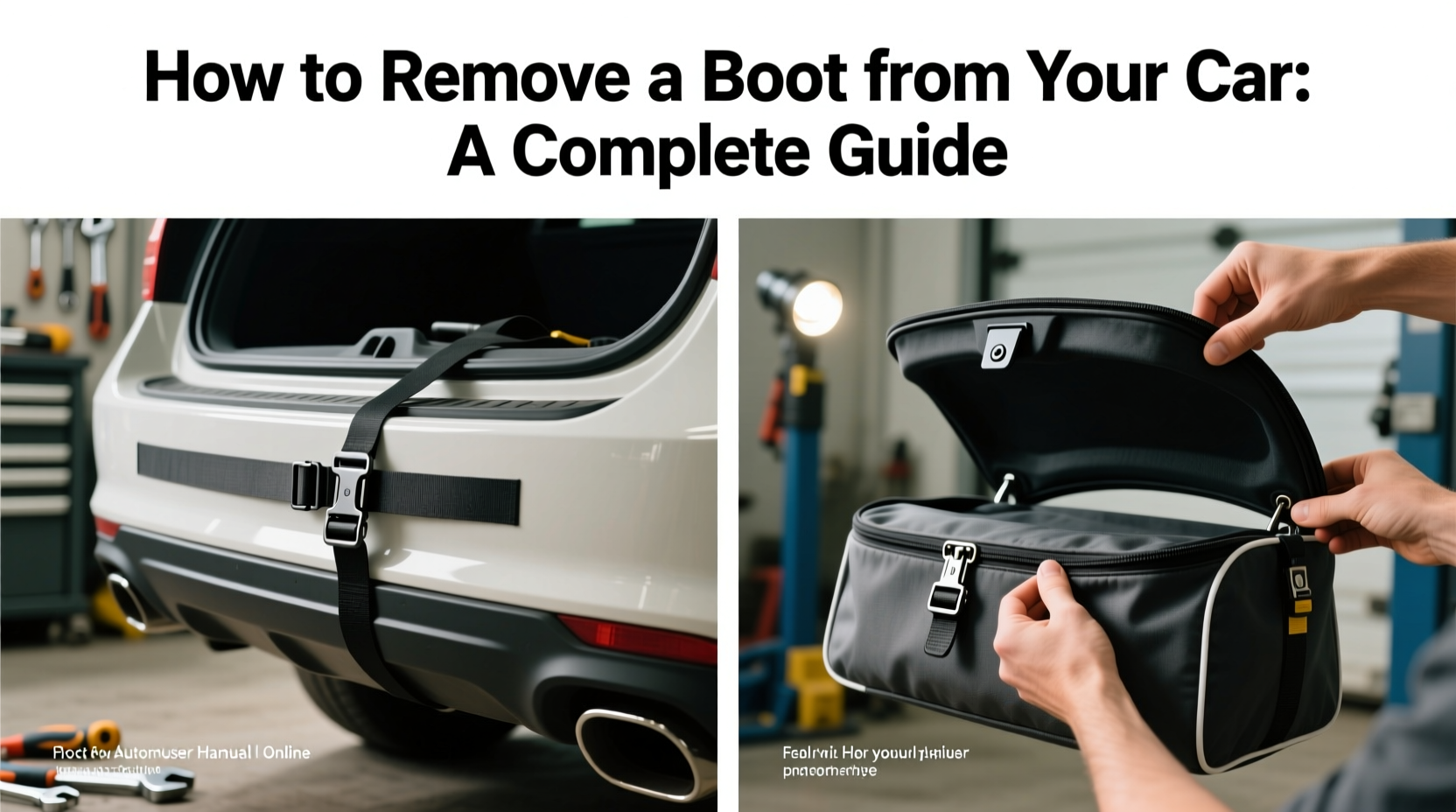 how to remove a boot from your car