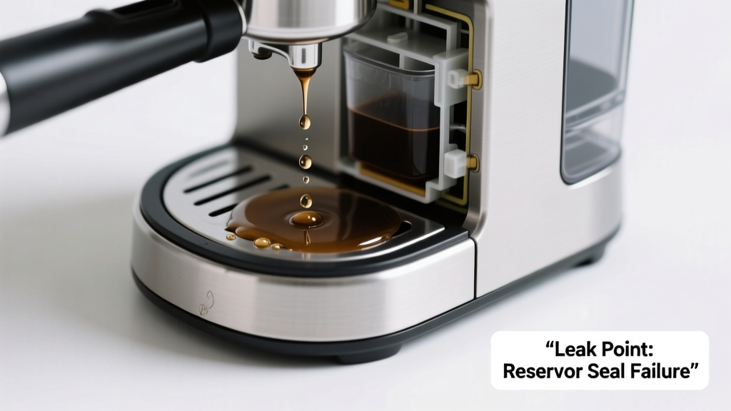 Coffee Maker Leaking & Making Clicking Sound: Quick Diagnosis