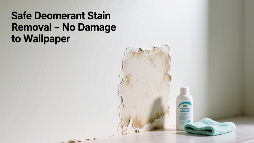 How to Remove Deodorant Stains from Wallpaper Safely