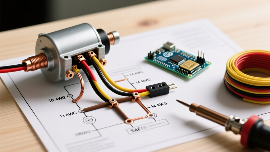 Wiring Diagram for Starter Solenoid: Wire Gauge & Color Codes
