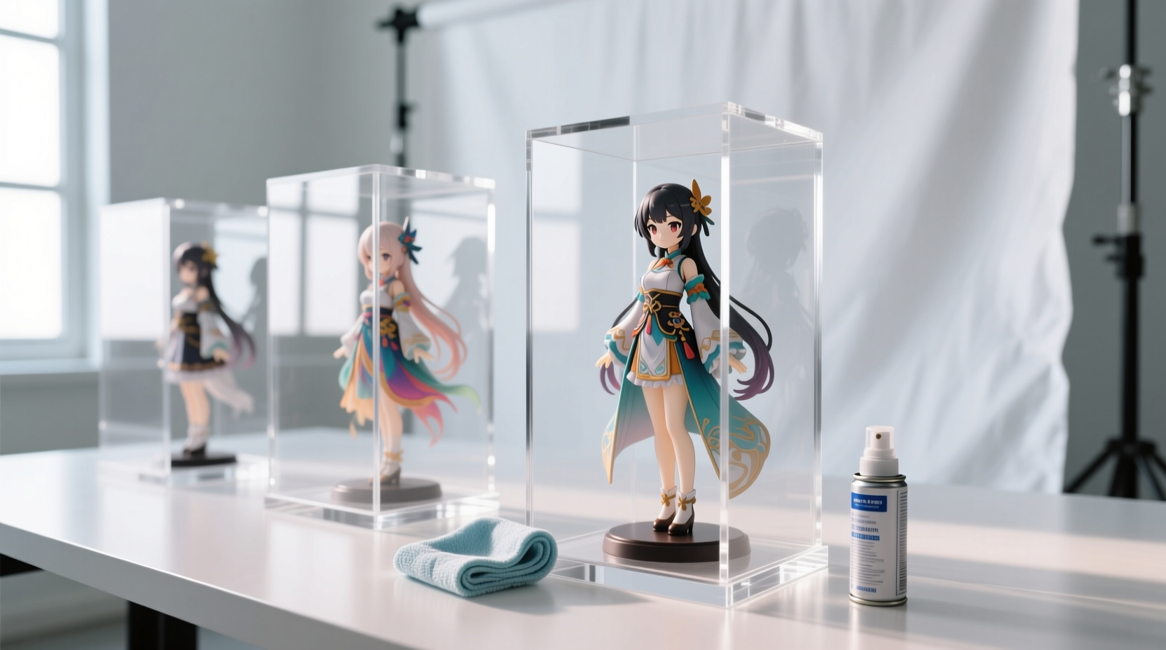 acrylic display case cleaning tips