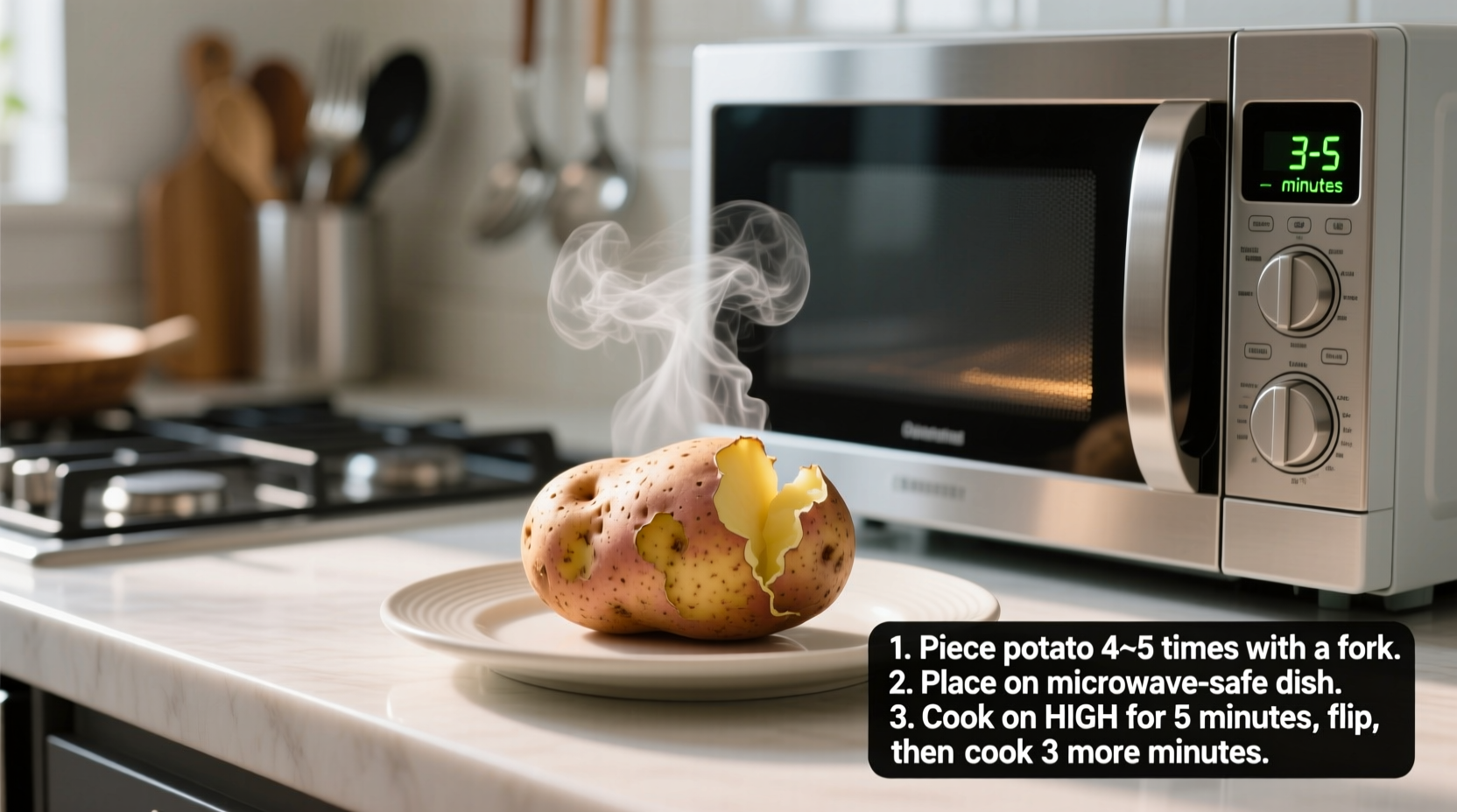 Perfect Microwave Potato: Quick & Fluffy in Minutes